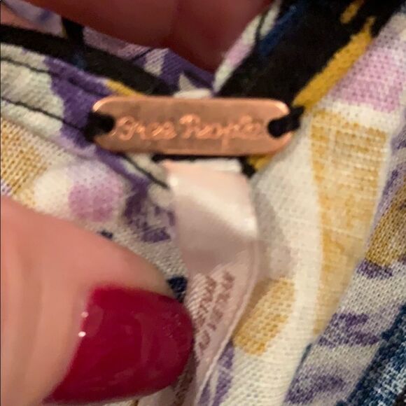 Free People Summer in Tulum Dark Combo Tunic S - Picture 6 of 7